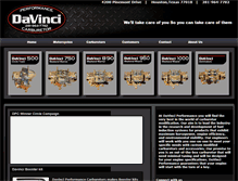 Tablet Screenshot of davincicarb.com